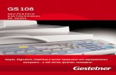 EQUIPAMENTO MULTIFUNCIONAL EM CORES - Innovatech · O Gestetner GS 106 faz mais do que proporcionar quatro equipamentos de escritório- copiadora, im-pressora ... Gramatura do papel