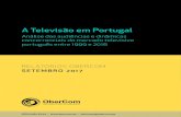 A Televis o em Portugal - obercom.pt · géneros televisivos na TV Cabo, ... de aglutinar informação relativa ao sector da televisão e sua evolução em Portugal. Para além da