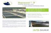 Aquazur V - Portal Tratamento de Água · filtração A água não-filtrada, distribuída ao filtro pelos vertedouros de entrada, entra acima da camada de areia. Ela cruza o leito,