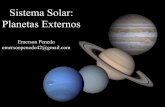 Sistema Solar: Planetas Externos · Observando por um telescópio, é possível perceber que a superfície de ... Solos escuros apresentam crateras e solos claros, vales. Calisto
