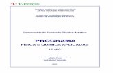 FQA DP-PA 12 enviado para homologa o.doc) · O programa do 12º ano, da disciplina de Física e Química Aplicadas (FQA), para os Cursos de Ensino Artístico Especializado de Produção