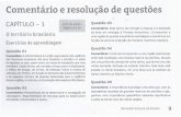 Com.entárioeresolução dequestões2).pdf · GEOGRAFIA Questão 06 Comentário: No final do século XV, o continente americano foi dividido entre portugueses e espanhóis pelo Tratado