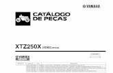XTZ250X - pecasoriginaisyamaha.com.br20250X%20... · solicitar peças de reposição para estes Modelos, recorra a este Catálogo de Peças e especi-fique corretamente os códigos