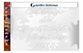 Manual Manual TécnicoTécnicoTécnico - :: JARDIM SISTEMAS …jardimsistemas.com.br/catalogos/2017/11/Catalogo-de-E... · 2017-11-22 · • Projeto completo do ferramental em último
