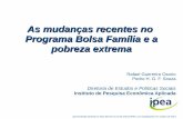 As mudanças recentes no Programa Bolsa ... - Bolsa Famíliabolsafamilia10anos.mds.gov.br/sites/default/files/mesa2-apr-rafael.pdf · O desenho de benefícios do PTCR é a forma de