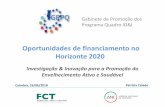 Oportunidades de financiamento no Horizonte 2020 · multimorbidities combining mental and non-mental disorders RIA ðròD¦ ...