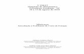 Minicurso - UNESP: Câmpus de Bauru - Faculdade de Ciênciasadriana/curiosidades/Cortes.pdf · tema e na busca de novos problemas, bem como na modelagem matemática, ... tipologia