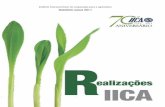 Relatório Anual 2011 - iica.int · Relatório Anual 2011 Por uma agricultura competitiva e sustentável para as Américas: Realizações do IICA Quadragésimo Segundo Período Ordinário