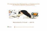 Relatório Final – 2012 - ARS | Algarve · apresenta o relatório de execução do ano de 2012, organizando a apresentação e ... efeitos retroactivos a 1 de Janeiro de 2009. Em