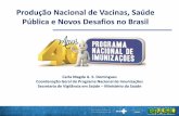 Produção Nacional de Vacinas, Saúde Pública e Novos ... · Produção Nacional de Vacinas, Saúde Pública e Novos Desafios no Brasil ... ** Vacinas poliomielite esquema sequencial