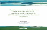 Análise sobre o Estudo de Viabilidade Técnica, Econômica e ...ecoa.org.br/wp-content/uploads/2018/05/EVTEA-HPP-FINAL1.pdf · Análise sobre o Estudo de Viabilidade Técnica, Econômica