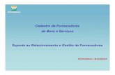 Cadastro de Fornecedores de Bens e Serviços Suporte ao ...antigoprominp.petrobras.com.br/objects/files/2006-04/1149.pdf · Plano de Investimentos da Petrobras PN 2006-10 Investimentos