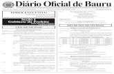 Diário Oficial de Bauru - Prefeitura Municipal de Bauru · QUINTA, 04 DE JANEIRO DE 2.018Diário Oficial de Bauru DIÁRIO OFICIAL DE BAURU 1 ANO XXIII - Edição 2.918 QUINTA, 04