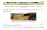 BATATA - SINOPSE VIRTUAL 28/2015 - … · O levantamento do IBGE aponta ainda o Mato Grosso como maior produtor nacional de grãos, com participação de 24,1% seguido pelo Paraná