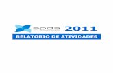 Relatório de Actividades³rio de Atividades APDA 2011.pdf · Juntamente com a Águas de Portugal (AdP), a APDA co-organizou a Sessão Temática “Planos de ... um plano de pagamento