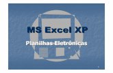 MS Excel XP - univasf.edu.brricardo.aramos/disciplinas/InfAplicZoo_2010_1... · Guias de planilhas : Ficam na parte de baixo da área de planilha. H á uma guia para cada planilha