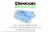 BRASIL - tecnologiademateriais.com.br · Líder em Resinas para Manutenção . Metas Devcon Redução do sucateamento de peças Redução dos custos de manutenção e operação Melhora