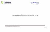 PROGRAMAÇÃO ANUAL DE SAÚDE 2018 · Amanda Menezes de Almeida ... Página 12 · Vânia O ... A Programação Anual de Saúde para o ano de 2018 integra-se com as ações previstas