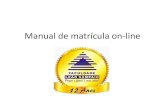 Manual de matrícula on-line - leaosampaio.edu.br · 11) Confirmação de matrícula Ao apresentar a janela “Matrícula efetuada com sucesso” click na opção “OK”
