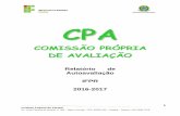 CCPPAA - reitoria.ifpr.edu.brreitoria.ifpr.edu.br/wp-content/uploads/2014/10/CPA-IFPR-2016-2017... · Código e-MEC/INEP do IFPR ... PPP – Projeto ... uma política de uso dos dados