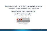 Estudo sobre a Composição dos Custos dos Valores Limites ... · e segurança do trabalhador disponibilizadas pelo INSS. ... em conformidade com a Classificação Brasileira de ...
