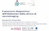 Il processo diagnostico - psicogeriatria.it · Il processo diagnostico dell’Alzheimer dalla clinica al neuroimaging Giovanni B. Frisoni M.D. Professor of Clinical Neurosciences,