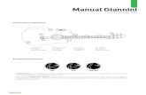 Manual Giannini · Manual Giannini ESTRUTURA DO ... • Antes de colocar a bateria verifique a polaridade, pois se a mesma for ligada invertida poderá causar danos ao sistema do