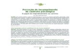 Perceção de incumprimento do contrato psicológico - SciELO · exemplo, a intenção de permanecer na organização (Nas-cimento et al., 2008; Cunha et al., ... lealdade, segurança