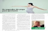 Os segredos do yoga para gestante - apmpiracicaba.com.br · Joana D´Arc Filetto Psicóloga – CRP06/21926-9 Profa. Raja Yoga –Brahma Kumaris Foto Arquivo Pessoal tranquilidade,