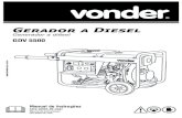 Gerador a Diesel - s3-sa-east-1.amazonaws.com · Leia este manual de instruções antes de ligar o gerador a diesel. a) ... Em situações onde serão conectados mais de um aparelho