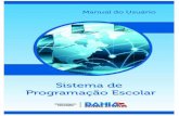 Manual Diretor Sistema de Programação - educacao.ba.gov.br · Relatório de conferência do período letivo da Unidade Escolar. ... Programação de Atividade Extra-Classe ... trazend