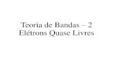 Teoria de Bandas 2 Elétrons Quase Livres - Departamento de …fisica.ufpr.br/kleber/teoria_de_bandas_2.pdf · 2017-06-29 · Introdução Dependendo do valor dos gaps, e do preenchimento