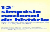 Resumos do XII Simpósio Nacional de História - Salvador, 1983 · A hipótese que direcionou o trabalho foi a de que, a partir dos depoime~ tos sobre a revolução seria possível