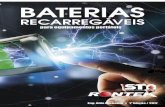 Baterias Recarregáveis - STA Eletrônica · Baterias seladas de chumbo-ácido ... deve ter uma capacidade ... Todas as informações deste livro são baseadas nas baterias