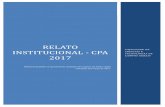 RELATO INSTITUCIONAL - CPA 2017 - facica.edu.brfacica.edu.br/wp-content/uploads/2016/07/Relatorio-2016-2017.pdf · INSTITUCIONAL - CPA 2017 Relatório baseado no questionário realizado