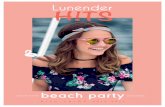 beach partysummer holiday - catalogo.lunender.com.brcatalogo.lunender.com.br/Catálogo Hits - Alto Verão 16-17_baixa.pdf · listra é clássica, atemporal e, tanto a p&b como as