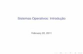 Sistemas Operativos: Introduçãoweb.fe.up.pt/~pfs/aulas/so1011/at/2intro.pdf · Sistema Operativo Abstracções ... (Linux, Windows XP, Windows Vista): Um computador pode executar