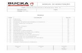 MANUAL DE MANUTENÇÃO - bucka.com.br · 3.3- NBR 12962 - Inspeção, Manutenção e Recarga de extintores de incêndio; 3.4- NBR 5770 - Determinação do grau de enferrujamento de