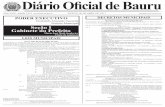Diário Oficial de Bauru · regulamentou os art. 81 a 85 da Lei Municipal nº 5.631, de 22 de agosto de 2.008 – Plano Diretor Participativo ... EUSÉBIO GIRALDIS DE CARVALHO JUNIOR