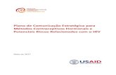 Plano de Comunicação Estratégica para Métodos ...healthcommcapacity.org/wp-content/uploads/2017/08/HC-HIV-strategy... · Hormonal e a Respectiva Relação com Vários Riscos Relacionados