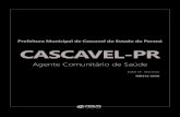 Prefeitura Municipal de Cascavel do Estado do Paraná ... · DADOS DA OBRA Título da obra: Prefeitura Municipal de Cascavel do Estado do Paraná Cargo: Agente Comunitário de Saúde