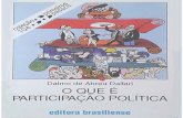 O que é participação política - angloguarulhos.com.brangloguarulhos.com.br/wp-content/uploads/2018/03/O-que-e... · Dalmo de Abreu Dallari PARTICIPAÇÃO POLíTlCA . uqA aJESTÃd