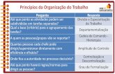 Princípios da Organização do Trabalho - s3.amazonaws.com · Princípios da Organização do Trabalho 1 Pergunta. Resposta. ... produtos e processos, ao mesmo tempo em que busca