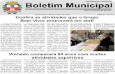 28 de março de 2013 Boletim Municipal Página 1 Quinta ... · po Bem Viver é bastante simples: basta ser morador da cidade, ter mais que 60 anos de idade e apresentar o RG – Registro