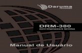 DRM-380 - daruma.com.br · mini-impressora térmica. DMO 6034-001A. ... por um período de 01 (um) ano, contado a partir da data de emissão da respectiva nota fiscal de compra. A