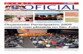 Orçamento Participativo 2009 começa com plenária no São João · com as doses contra difteria, tétano, coqueluche, sarampo, caxumba, rubéola, he- patite B, rotavírus e infecções