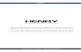 Henry Equipamentos Eletrônicos e Sistemas Ltda. · Henry Equipamentos Eletrônicos e Sistemas Ltda. +55 41 3661-0100 ... bloqueio de ponto por horário, controle de acesso ou de