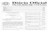 MUNICÍPIO DE GOIÂNIA - Prefeitura de Goiânia · Diário Oficial do MunicípioN° 5.329 - Sexta-feira - 13/04/2012Página 03 2012, que determinou a instauração de Processo Administrativo
