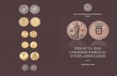 PERMUTA POR CORRESPONDÊNCIA INTER-ASSOCIADOS dez2014.pdf · Do pequeno lote de moedas de ouro de outros monarcas, temos a distinguir a Moeda 1703 de D. Pedro II, o Escudo 1768 de