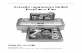 Estação impressora Kodak EasyShare Plusresources.kodak.com/support/pdf/pt/manuals/urg00271/PrinterDock... · Recursos do produto PT-BR i Vista frontal/superior/lateral 1 Luz indicadora